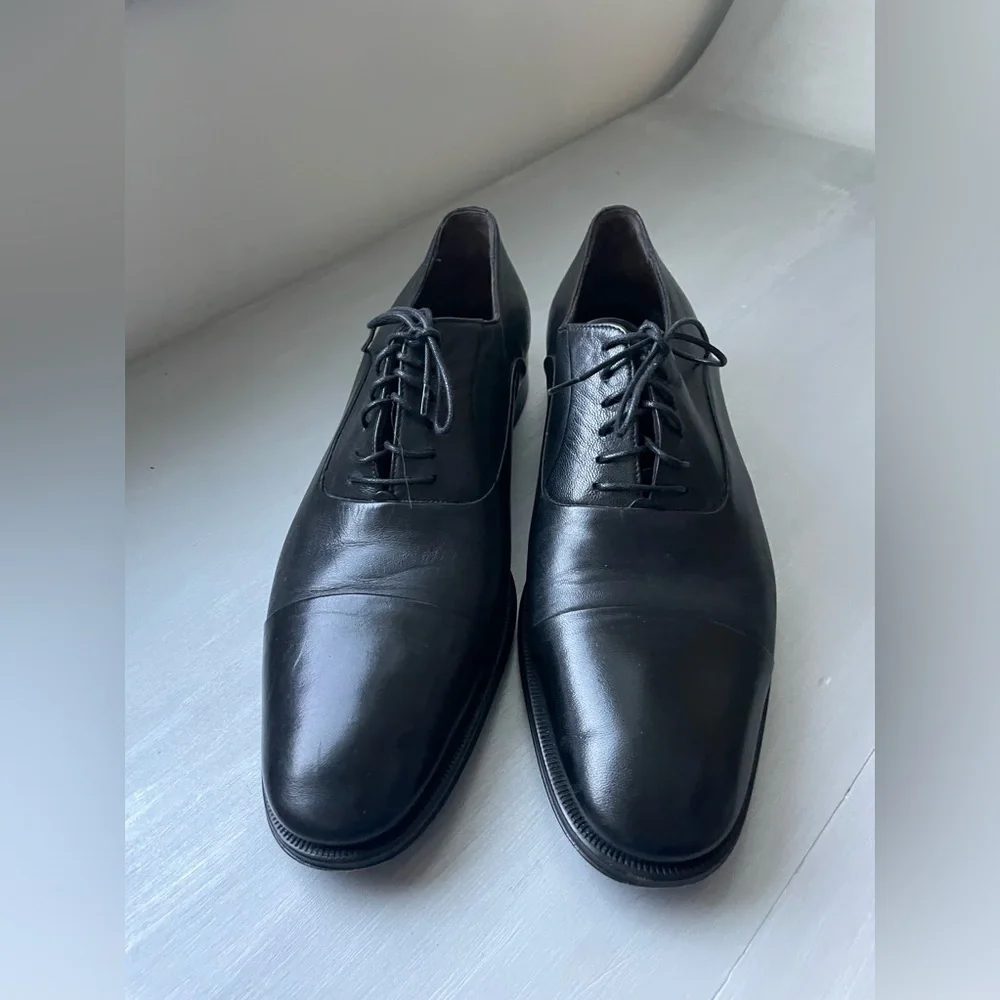 BRUNO MAGLI LEATHER MAIOCO OXFORDS SIZE 10.5 M